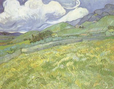 Vincent Van Gogh Mountainous Landscape behind Saint-Paul Hospital (nn04) Germany oil painting art